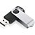 PEN DRIVE TWIST PRETO 8GB MULTILASER - Imagem 1