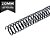 ESPIRAL PARA ENCADERNAÇÃO 20MM PRETO (120 FOLHAS) 70 UNIDADES LASSANE - Imagem 1