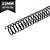 ESPIRAL PARA ENCADERNAÇÃO 25MM PRETO (150 FOLHAS) 45 UNIDADES LASSANE - Imagem 1