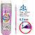 CANETA ESFEROGRAFICA COLOR MIX 0.7 MM ROXA COM 24 UNIDADES MAKE+ - Imagem 1