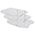 CAIXA CORRESPONDENCIA ARTICULAVEL TRIPLA SLIM CRISTAL SELADA MAXCRIL - Imagem 1