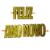 APLIQUE GRANDE FELIZ ANO NOVO EM E.V.A DECORE COM ARTE - Imagem 1