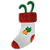 APLIQUE GRANDE BOTA DE NATAL EM E.V.A DECORE COM ARTE - Imagem 1