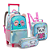 KIT MOCHILA DE RODINHAS COM LANCHEIRA E ESTOJO SO CUTE PANDA SEANITE - Imagem 1