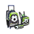 KIT MOCHILA DE RODINHAS COM LANCHEIRA E ESTOJO GOOL SEANITE - Imagem 1