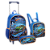 KIT MOCHILA DE RODINHAS COM LANCHEIRA E ESTOJO RACING TEAM SEANITE - Imagem 1