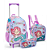 KIT MOCHILA DE RODINHAS COM LANCHEIRA E ESTOJO MERMAIDS SEANITE - Imagem 1