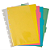 KIT DIVISORIA PAPEL COLOR PARA CADERNO DISCO M 180 X 245 MM DISKO - Imagem 1