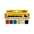 GUACHE ESCOLAR 6 CORES 15ML RADEX - Imagem 1