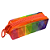 ESTOJO ESCOLAR PVC GRANDE RAINBOW PINK (8 x 6 x 20 CM) VMP - Imagem 1