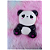 CADERNETA DE ANOTAÇÕES PELUCIA PANDA 70 FOLHAS 150 X 215 MM VMP - Imagem 1