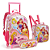 KIT MOCHILA DE RODINHAS COM LANCHEIRA E ESTOJO LOVE YOUR DREAMS SEANITE - Imagem 1