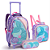 KIT MOCHILA DE RODINHAS COM LANCHEIRA E ESTOJO SPLASH SEANITE - Imagem 1