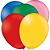 BALAO LISO 7 CORES MISTAS 50 UNIDADES FESTCOLOR - Imagem 1