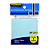 BLOCO ADESIVO AZUL 75x75 MM 100 FOLHAS MP2013 MASTERPRINT - Imagem 1