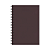 AGENDA ESPIRAL MEDIA 138 X 200 MM MARROM 2026 CRISTAL REDOMA - Imagem 1