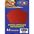 PAPEL ESPECIAL LAMICOTE VERMELHO A4 250G 10 FOLHAS OFF PAPER - Imagem 1