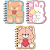 CADERNETA DE ANOTAÇÕES CUTE ANIMAIS 57 FOLHAS 100 X 120 MM VMP - Imagem 1