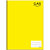 CADERNO CAPA DURA BROCHURAO COLOR AMARELO 80 FOLHAS (5UN) 200 x 275 MM CLASS FORONI - Imagem 1