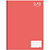 CADERNO CAPA DURA BROCHURAO COLOR VERMELHO 80 FOLHAS (5UN) 200 x 275 MM CLASS FORONI - Imagem 1