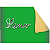 PAPEL CARTAO BRILHOSO VERDE BANDEIRA 44,5x65 CM PACOTE COM 20 FOLHAS LAMAR - Imagem 1