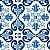 PLASTICO ADESIVO LEOTACK ESTAMPADO AZULEJO 2 45CM x 10M 80 MIC LEOARTE - Imagem 1