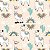 PLASTICO ADESIVO LEOTACK ESTAMPADO LHAMA 1 45CM x 10M 80 MIC LEOARTE - Imagem 1