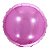 BALAO METALIZADO 18 REDONDO PINK 6 UNIDADES MAKE+ - Imagem 1