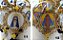 Kit com 10 medalhas Lembrança de Primeira Comunhão/Batismo Nossa Senhora Aparecida - Imagem 1