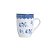 Caneca de Porcelana c/ tampa e filtro - Azul/branca - 310ml - Imagem 3