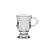 Xicara p/ Cappuccino c/ Alça e Pé de Cristal 142ml - Lyor - Imagem 1