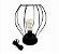 Luminária Led Decorativa de pilha/cabo USB - Imagem 1