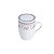 Caneca de porcelana super white c/tampa E filtro rose rosa/branco 310ml - Imagem 1