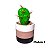 Vaso com planta artificial modelos sortidos 8x18cm unid - Imagem 6