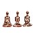 Conjunto de 03 pçs Mini Yoga Porcelana 6cm - Rose Gold - Imagem 3
