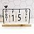 Calendário Decorativo Aramado Com Base De Madeira - Imagem 2