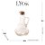 Galheteiro Rustico Porta Azeite De Vidro Tampa Cortiça 250ml - Lyor - Imagem 3