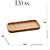 Bandeja de bambu Hire - 20x10x1,5cm - Lyor - Imagem 3