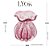 Vaso De Vidro Murano Italy Rosa Pink 11,5x13cm - Lyor - Imagem 3