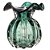 Vaso De Vidro Murano Italy Verde Esmeralda 11,5x13cm - Lyor - Imagem 4