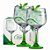 01 Taça de Gin Degrade de Vidro 650ml - Verde - Imagem 2