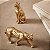 Leopardo em Resina Decorativo 15x6,5cm - Imagem 2