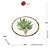 Prato Raso Melamina Palm Tree 27cm - Imagem 3