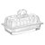 Manteigueira com Tampa em Cristal Imperial - 17,5x10,5x5x10cm - Lyor - Imagem 1