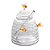 Meleira De vidro borossolicato C/ Pegador E Tampa Bee 470ml - Imagem 5