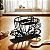 Porta Guardanapos Decorativo de Mesa Preto - Café - Imagem 4