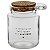 Conj 3 Potes Porta-Tempero de Vidro com Colher e Tampa de Bambu e bandeja – 240ml - Imagem 4