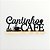 Placa Decorativa Cantinho do Café 26cm em MDF - Imagem 1