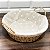 Cesta De Pão Redonda Com Alças Tecido Natural - 24cm - flor - Imagem 1