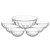 Conjunto 7 Peças com 6 Bowls para Sobremesa Diamond + Bowl Grande - Imagem 2